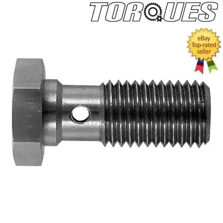 M12 x 1.5 Metric Stainless Steel Banjo Bolt 20mm Long