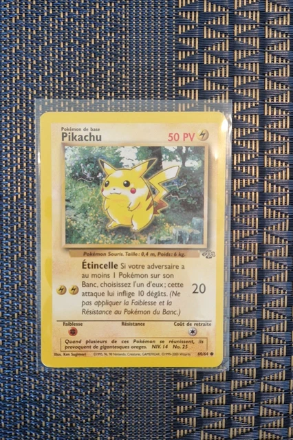 pokemon pikachu hologram card Pikachu 60/64