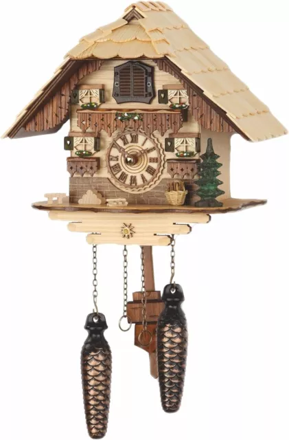 Trenkle Quartz Cuckoo Clock Black Forest House with Music TU.472.QM