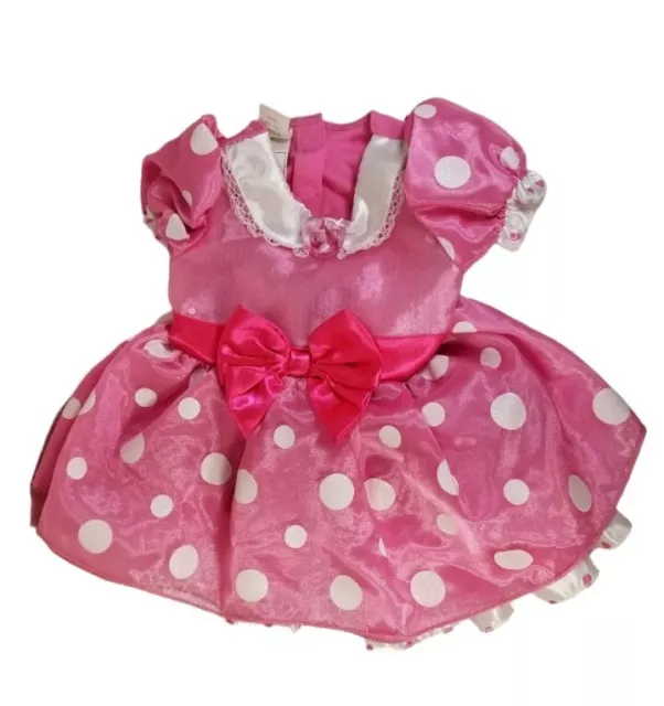 Disney Store Pink Minnie Mouse Dress Costume Baby 12-18 Months Halloween
