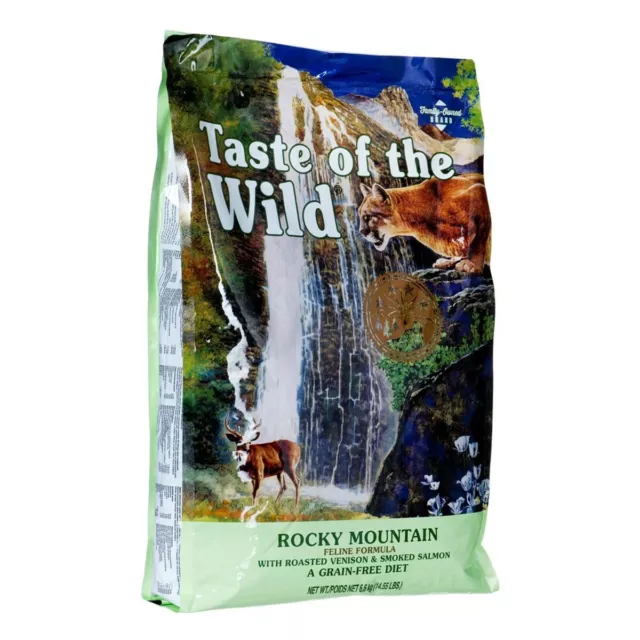 Aliments pour chat Taste Of The Wild Rocky Mountain Poulet Saumon Renne 6,6 k