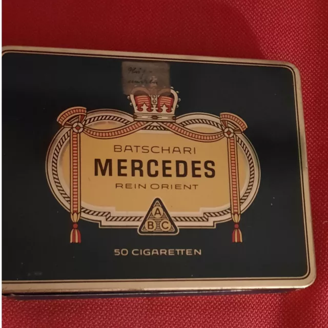 Blechdose Batschari Mercedes rein orient 50 Cigaretten