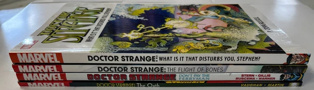 Lot of 4 Marvel Comics ~ Doctor Strange ~ Trade Paperback ~ TPB ~ NEW