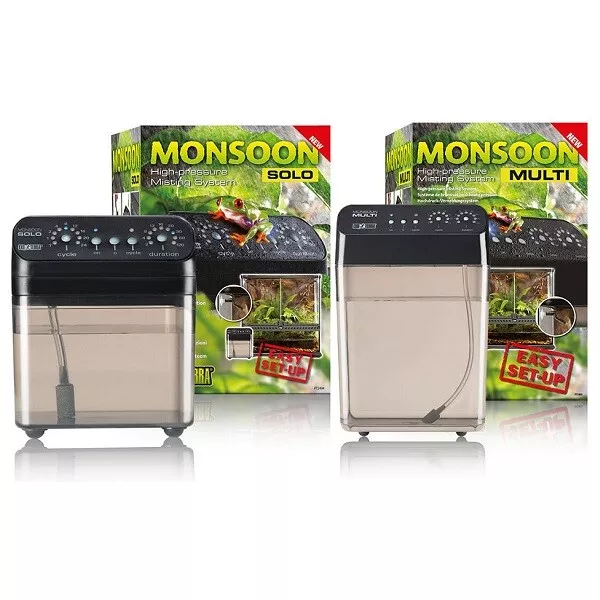 Exo Terra Reptile Monsoon Rain & Mist System Solo or Multi Remote Filter Nozzles