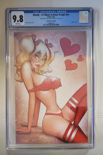 Mandy Tribute to Dean Yeagle Comic Nathan Szerdy Red Foil Variant Mint CGC 9.8!