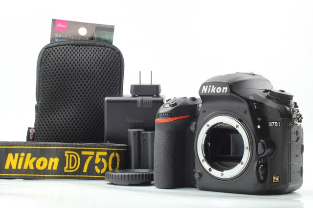 [Near MINT +++ / Strap] Nikon D750 24.3 MP Digital SLR Camera Body From JAPAN