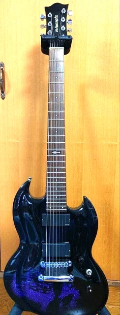 EDWARDS E-KV-7ST DIR EN GREY Kaoru Model Black w/Purple Sparkle  