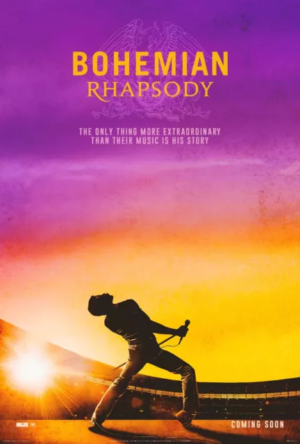 Bohemian Rhapsody Poster A4 A3 A2 A1 Cinema Film Artwork Movie Large Format