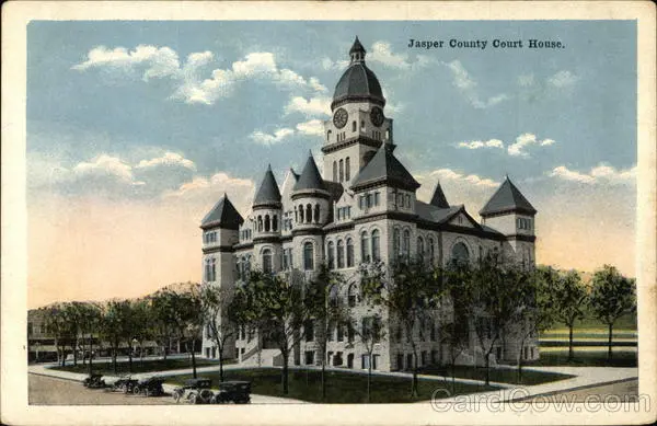 Carthage,MO Jasper County Court House Kropp Missouri Antique Postcard Vintage