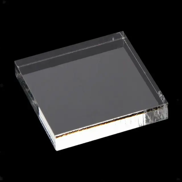 Square Clear Acrylic Stamp Block Stamping Tool for DIY Crafts 5x5cm