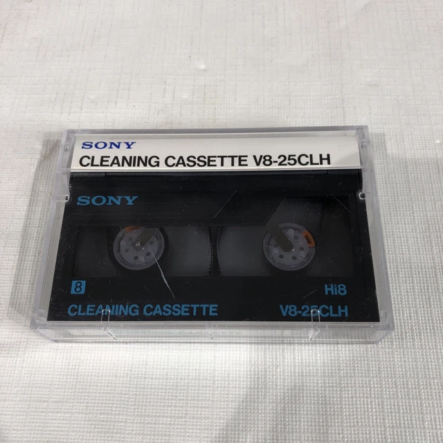 SONY V825CLH VIDEO 8mm / Hi8 & DIGITAL 8 CAMCORDER HEAD CLEANER TAPE