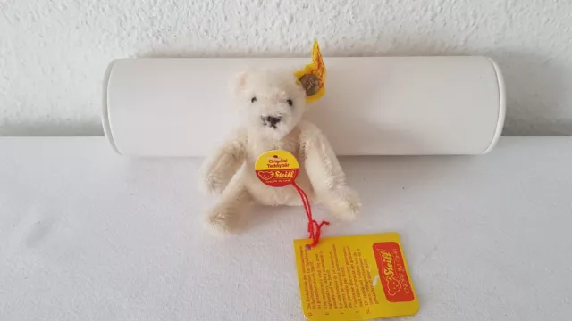 Weißer Steiff Teddy Bär 0203/11 mit KFS