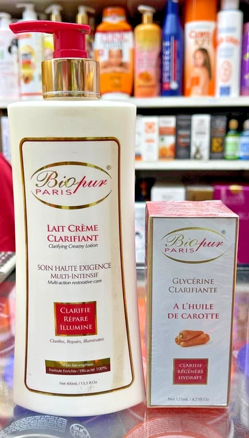 Glycérine Clarifiante Biopur Paris à L'Huile De Carotte - Anti-imperfections, Hydratante - Neuf
