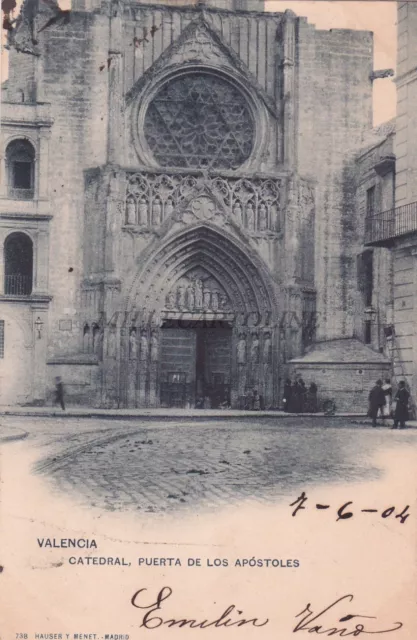 SPAIN - Valencia - Catedral, Puerta de los Apostoles 1904