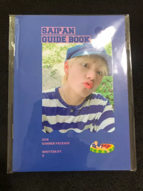 BTS Official Summer Package 2018 SAIPAN V Guide Book KPOP Bangtan boys Taehyung