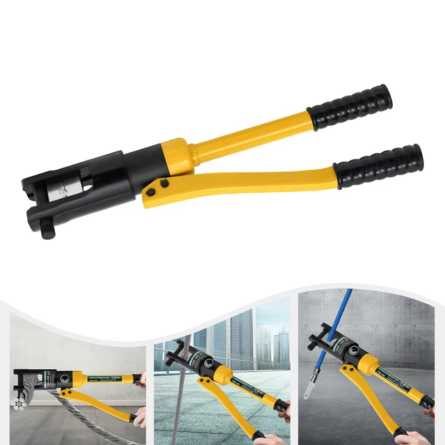 12 TONNE HYDRAULIC Crimping Tool Rope YQK300 Wire Balustrade Crimper W