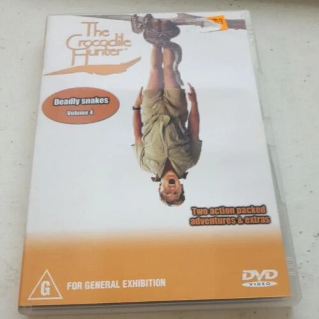 THE CROCODILE HUNTER DVD Vol 4 Deadly Snakes Reg 4 DVD Steve Irwin ...