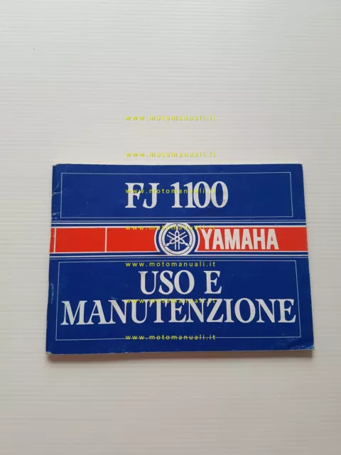 Yamaha FJ 1100 1984 manuale uso manutenzione libretto originale italiano
