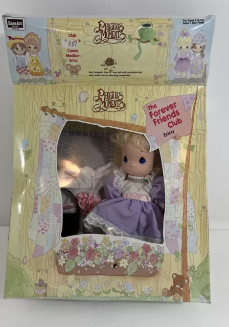 1993 Precious Moments The Forever Freinds Club Erica Doll  NOS