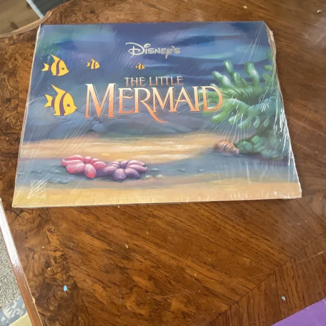 THE LITTLE MERMAID Disney Store 4 piece Lithograph Set SEALED