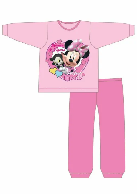 Girls Disney Minnie Mouse Pyjamas 100% Cotton 12 months to 4 years