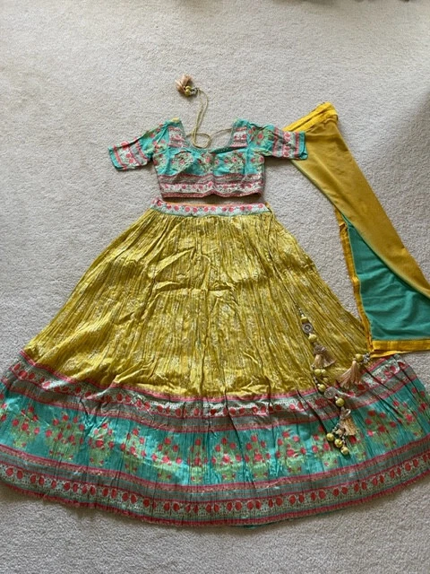 Designer Wedding Chaniya choli Lahengha LENGHA Blouse dress Multi color