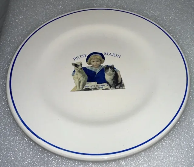 8” Plate (5 Available) Petit Marin Biscuits despuis 1898 FRANCE