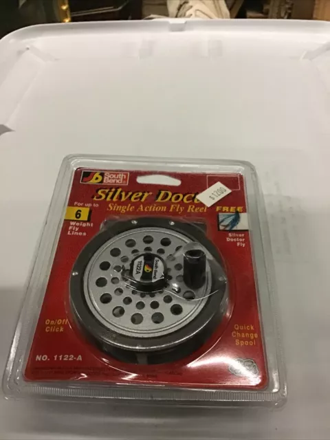 South Bend No. 1122-A Silver Doctor Fly Reel- NEW In Original Package