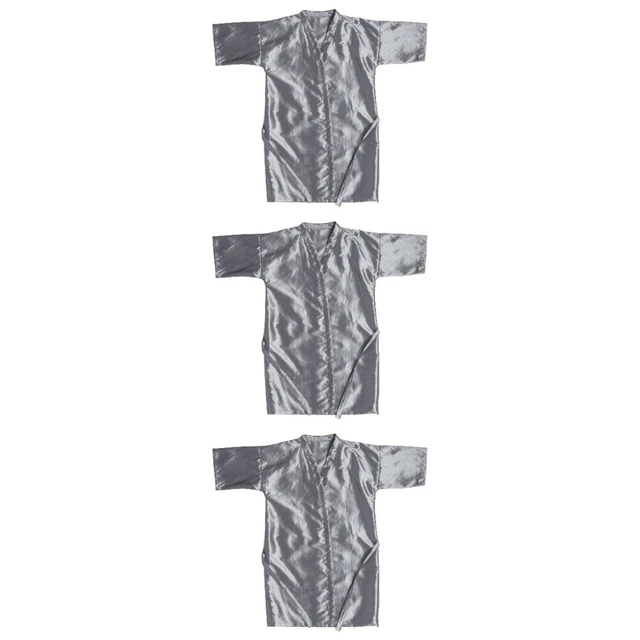 3x tessuto parrucchiere-abbigliamento da lavoro parrucchiere-cappotto-salone-mantello