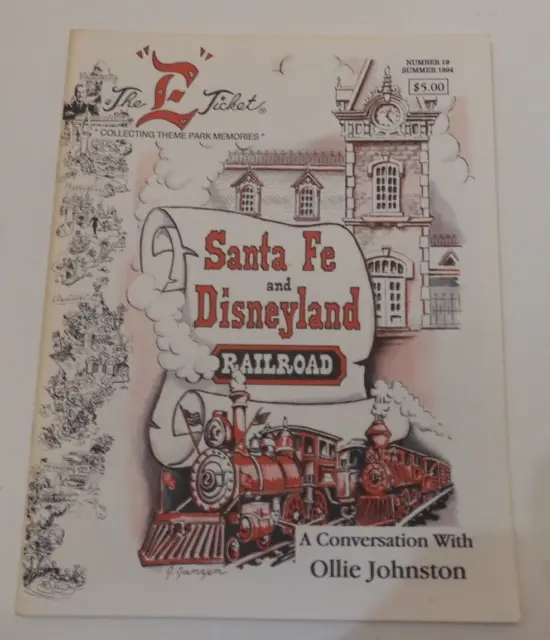 Disney “E” Ticket Magazine Number 19 Summer 1994 Disneyland Railroad trains