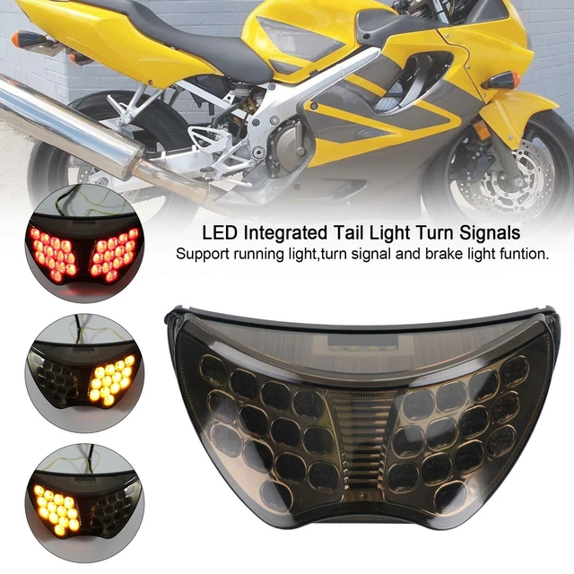 F4 Racing Sign Light LED TURN SIGNALS Tail Brake Light For Honda CBR600F/F4/F4i 2004 2005 ...