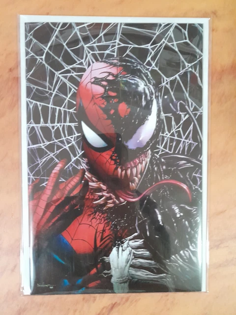 Spider-Man: Spider's Shadow #1 Mico Suayan Exclusive Symbiote VIRGIN VARIANT NM+