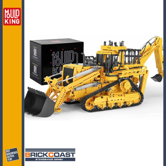 Mould King 17084 Technik Baggerlader Bausteine | 910+ Teile | 44,2 Cm Baumaschinen-Modell
