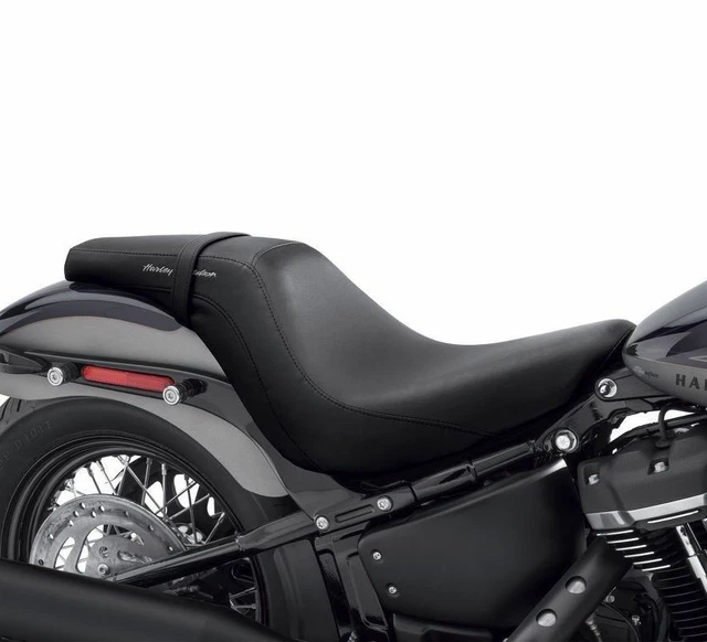 Borsa Laterale In Vera Pelle Per Harley Davidson Softail, Fat Bob, Low Rider, Slim - Apertura Magnetica Rapida - Lato Destro - 2