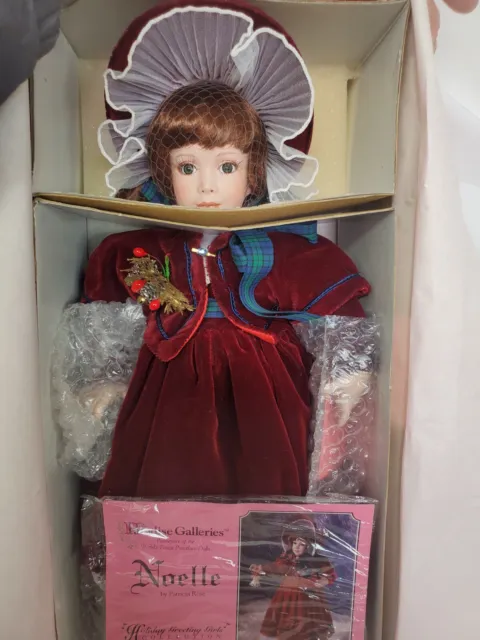 Paradise Galleries Treasury Collection NOELLE Porcelain “Noelle” Christmas Doll!