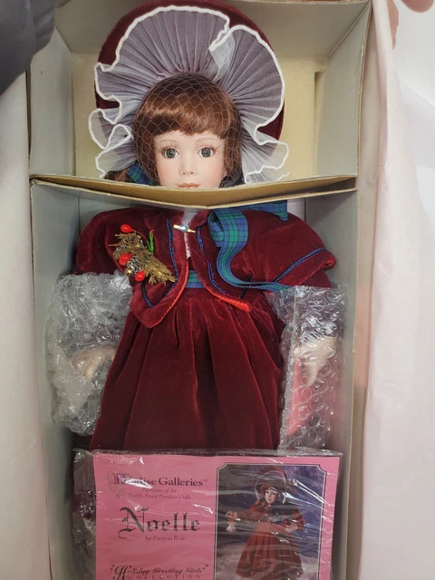 Paradise Galleries Treasury Collection NOELLE Porcelain “Noelle” Christmas Doll!