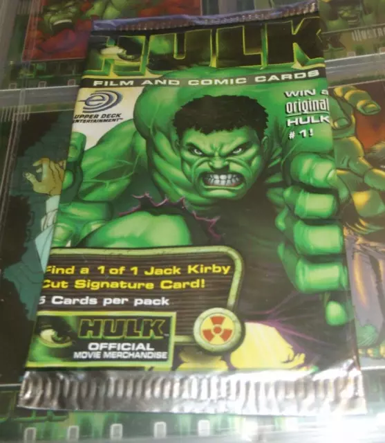 2003 Ud Hulk Movie Comic Cover 45 Card Sub Set & 10 Card Illistrated Film Set