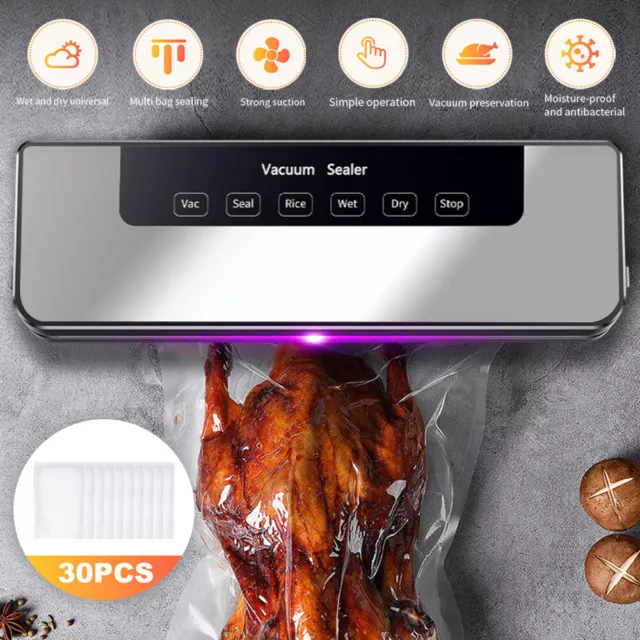 Commercial Vacuum Sealer Machine Seal a Meal Food Saver System With 30 Free Bags