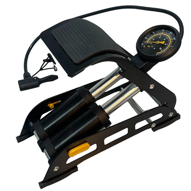 Goodyear Reifenpumpe - Doppelkolben Fußpumpe Für Auto, Fahrrad & Luftmatratzen