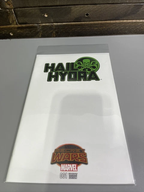 HAIL HYDRA #1 - Secret Wars Blank Sketch Variant Cover - MARVEL 2015