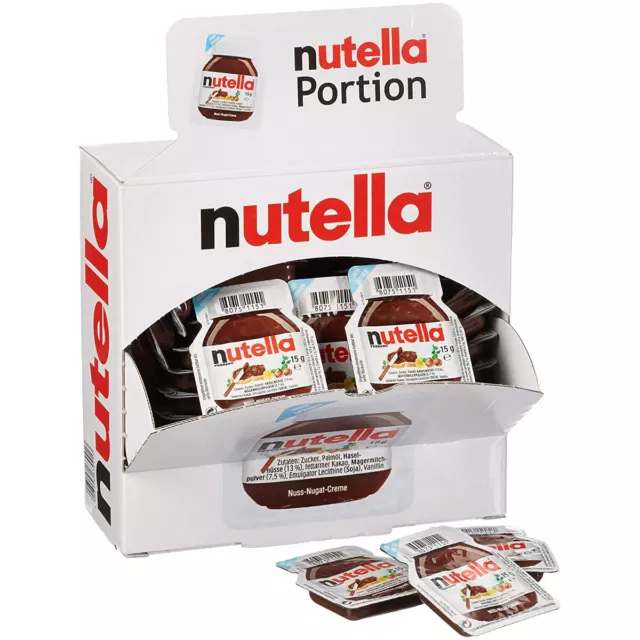240 ORAN MONO Portions Nutella De 15 Gr Chocolat Unidoses FERRERO Kinder  EUR 66,53 - PicClick FR