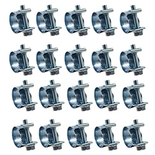 20 Pieces 5/16 Inch (13-15 mm) Fuel Injection Gas Line Hose Clamps
