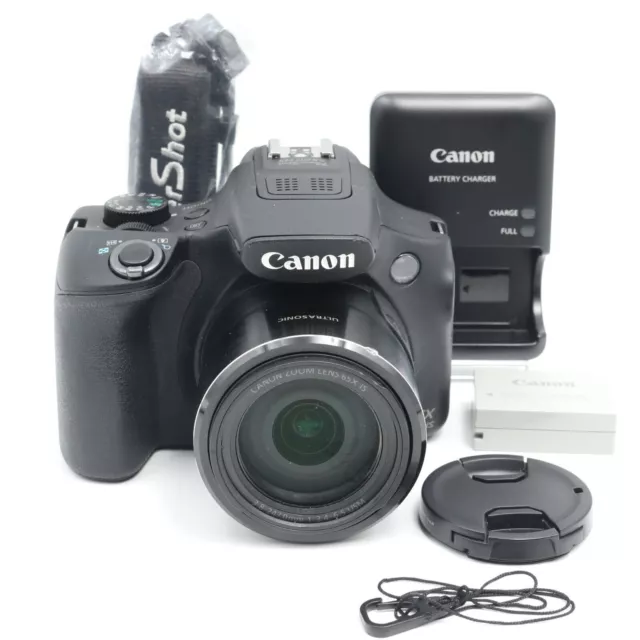 [Exc+5]Canon PowerShot SX60 HS 16.1MP Digital Camera - Black From Japan