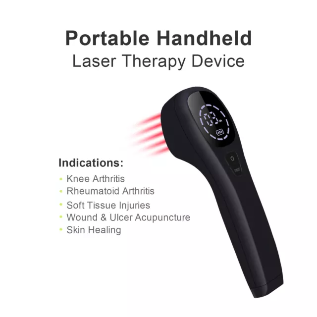 Cold Laser Therapy LLLT 808 Pain Relief Device Red Light Acupuncture FDA Cleared 3