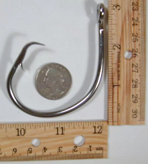 10 39965 SIZE 18/0 Stainless Steel Circle Hooks NEW $26.49 - PicClick
