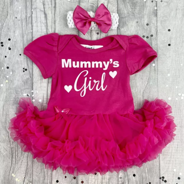 MUMMY'S GIRL TUTU ROMPER, Newborn Baby Girl's Mother's Day Gift