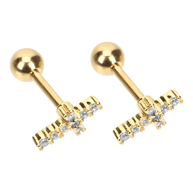 Tragus-Ohrstecker Tragus-Schmuck Kleine Für Damen Fräulein Mini Zirkon