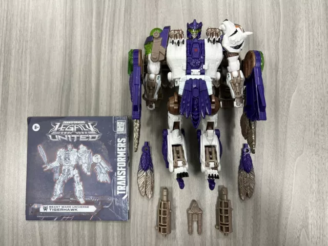 Transformers Legacy United Tigerhawk Beast Wars Universe Leader Class Loose