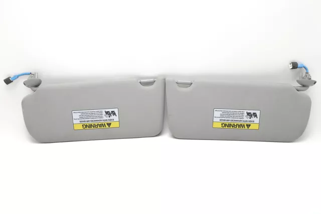 Acura TLX 15-17 Sunvisor Shade Sun Visor Right/Left Set Grey, C005, OEM, 2015, 2