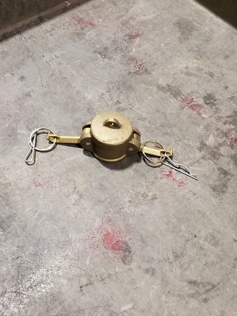 brass camlock DUST CAP, 1.25"